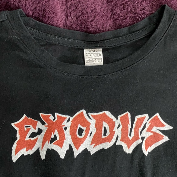Exodus Cropped Band T - Picture 2 of 2